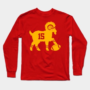 Goat mahomes Long Sleeve T-Shirt